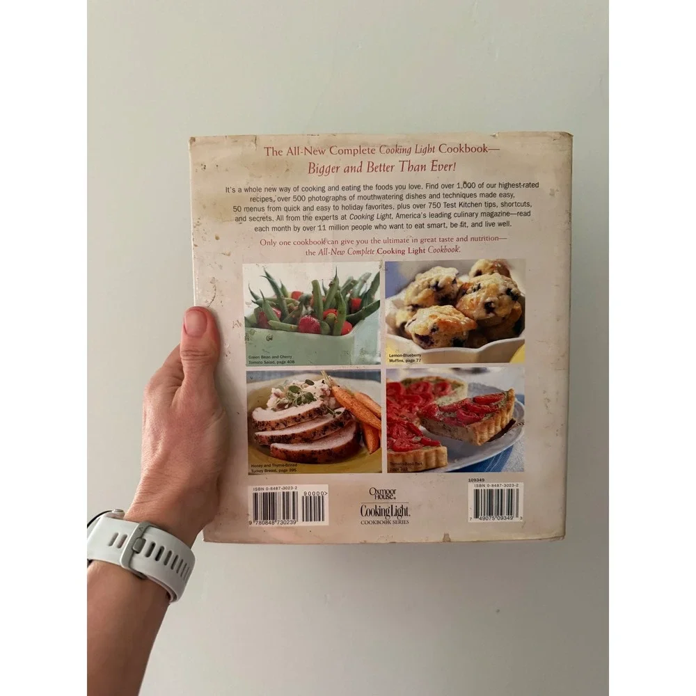 All-New‎ Complete Cooking Light Cookbook Oxmoor House Hardcover 1000+ Recipes
